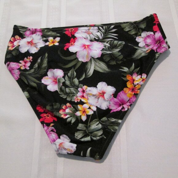 Bar III Floral-Print High-Waist High-Leg Bikini Bottoms NWT Sz M - Picture 4 of 8